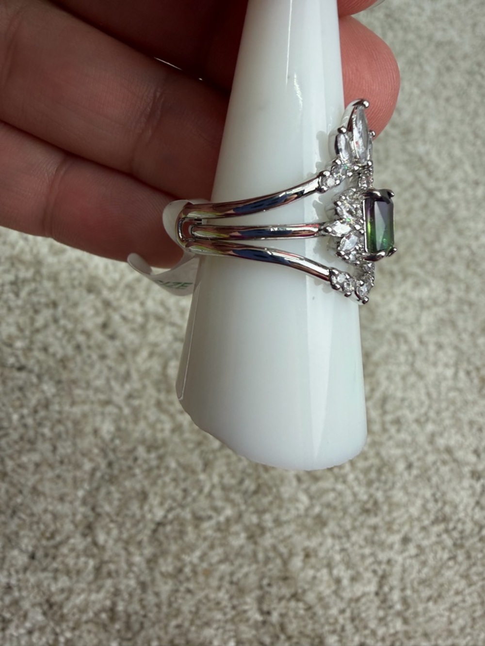 Bomb Party BP RBP6330 Lymphoma Awareness Your Mindset Is Everything Ring Size 8 - Picture 4 of 7